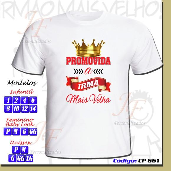 Camiseta Irmão mais velho Personalizada