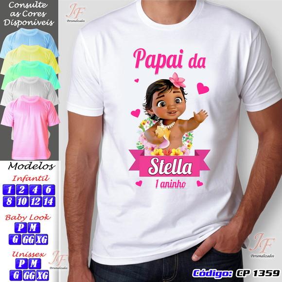 Camiseta Moana Personalizada