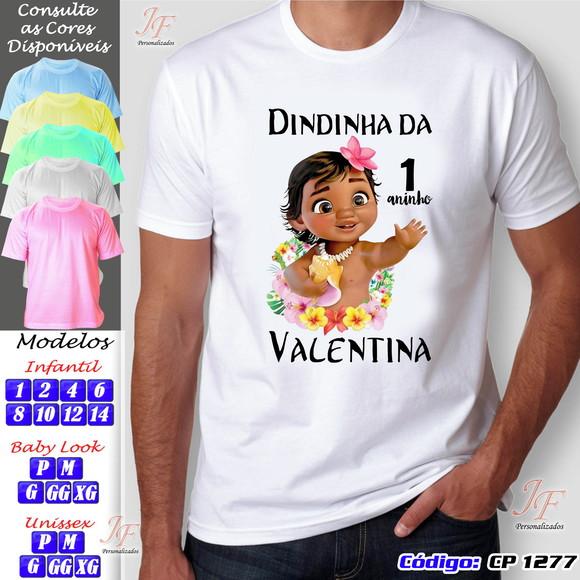 Camiseta Moana Personalizada