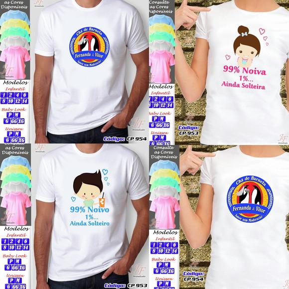 Camiseta Personalizada New Game Chá de Barnela