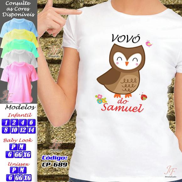 Camiseta Vovô Personalizada