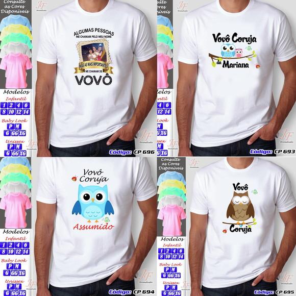 Camiseta Vovô Personalizada