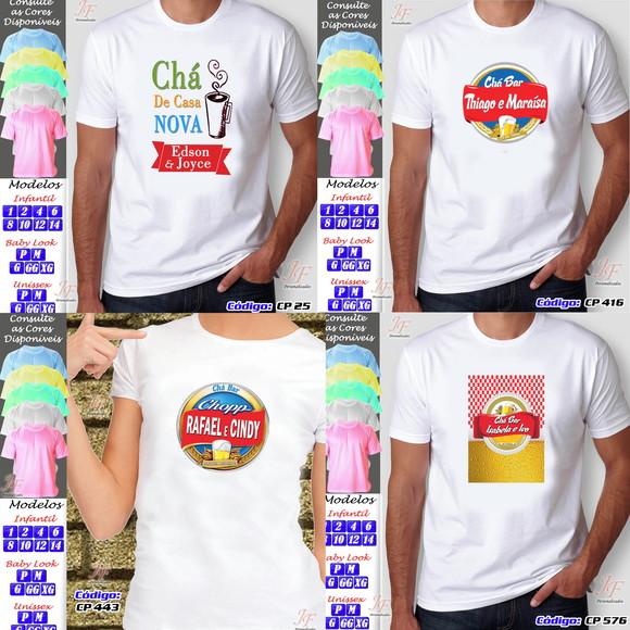 Camisetas Chá Bar Chá de Panela Personalizada