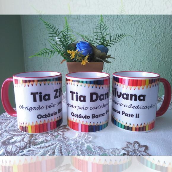 Caneca Cerâmica 350 ml Personalizada Professor Formatura