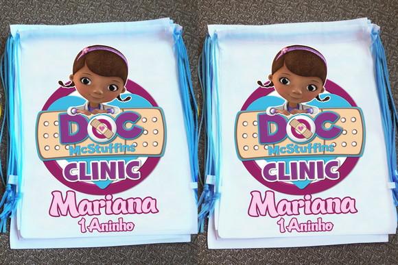 Mochilinha Ecobag Doutora Brinquedos