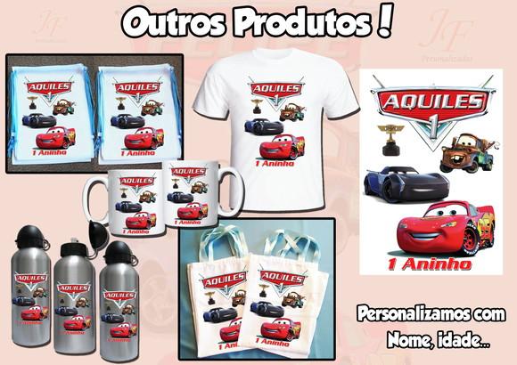 Mochilinha Ecobag Personalizada Macqueen Filme Carros