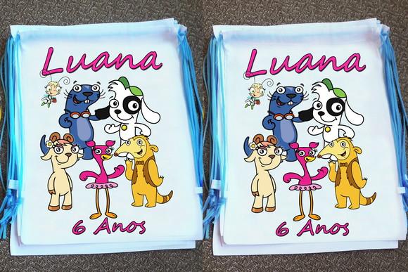 Mochilinha Ecobag Sacochila Personalizada Doky