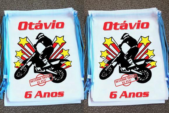 Mochilinha Ecobag Sacochila Personalizada Esportes