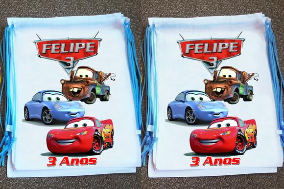 Mochilinha Macqueen Filme Carros Personalizada