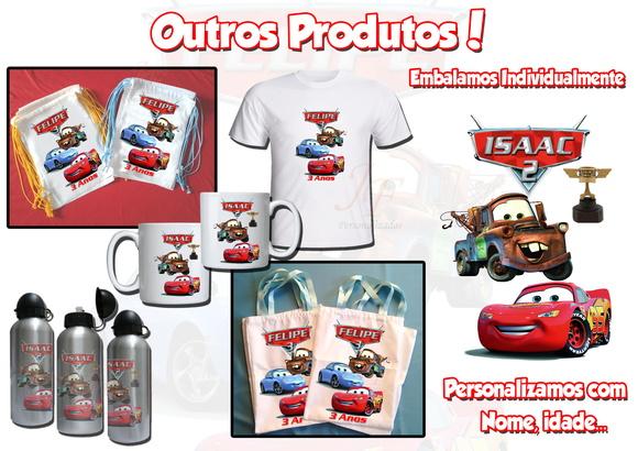 Mochilinha Macqueen Filme Carros Personalizada