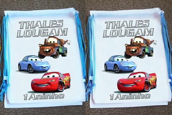 Mochilinha Macqueen Filme Carros Personalizada