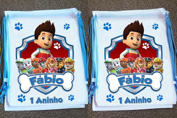 Mochilinha Patrulha Canina Personalizada