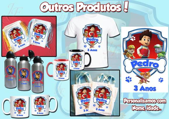 Mochilinha Patrulha Canina Personalizada