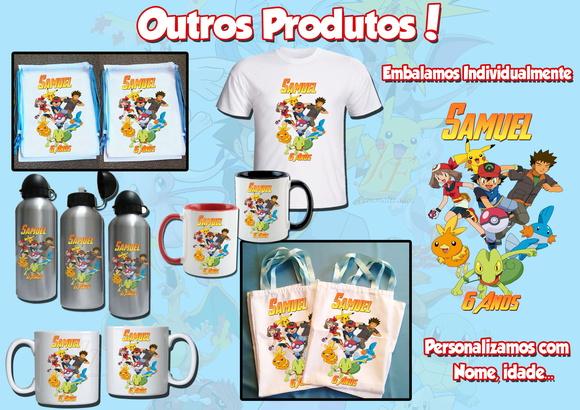 Mochilinha Pokemon Personalizada