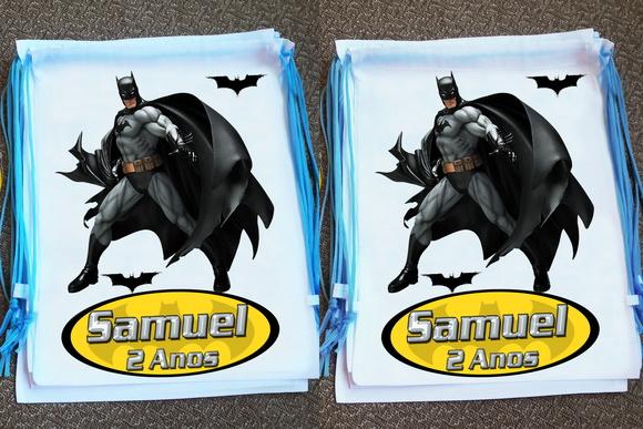 Mochilinhas Batman Personalizada