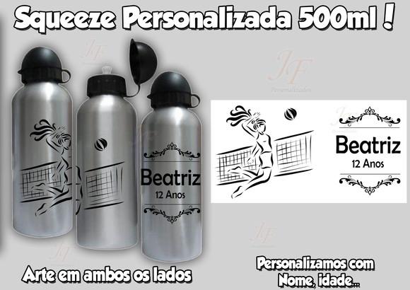Squeeze Alumínio 500 ml Personalizada Volei