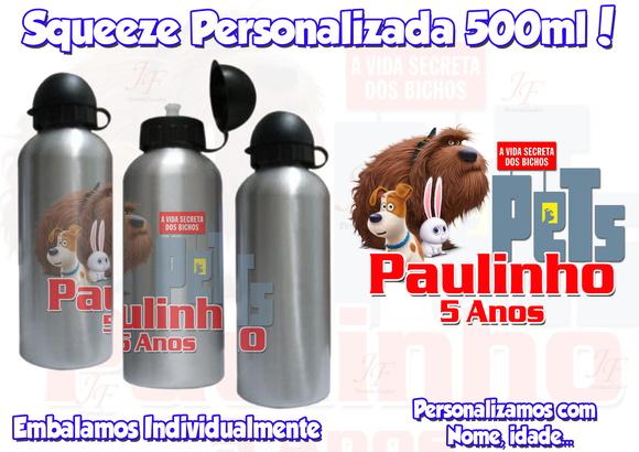 Squeeze Alumínio Filme Pets