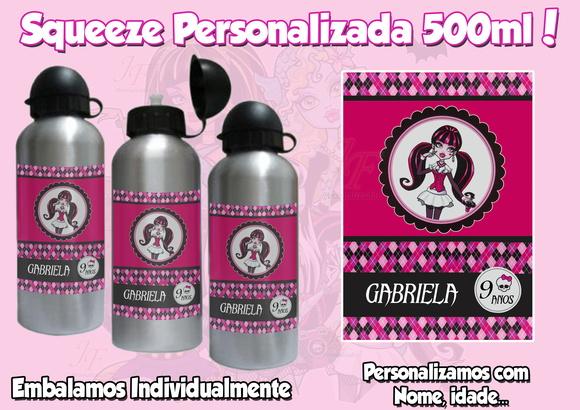 Squeeze Alumínio Monster Personalizada