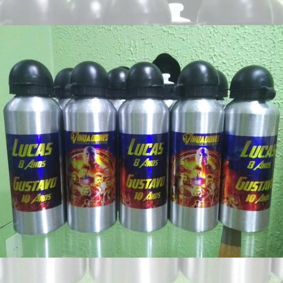 Squeeze Garrafinha Alumínio 500 ml Avengers Vingadores