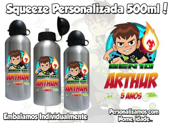 Squeeze Garrafinha Alumínio 500 ml Ben 10