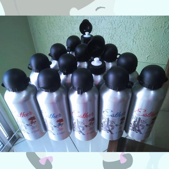 Squeeze Garrafinha Alumínio 500 ml Personalizada Paris
