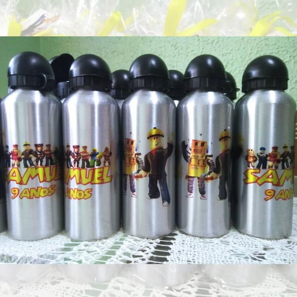 Squeeze Garrafinha em Alumínio 500 ml Personalizada Roblox