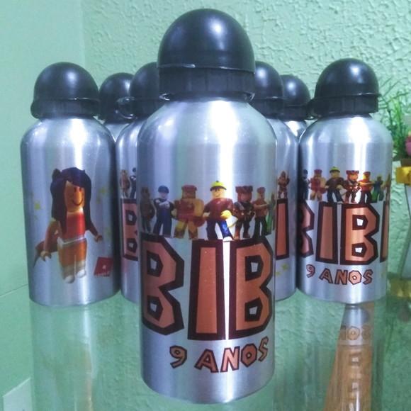 Squeeze Garrafinha em Alumínio 500 ml Personalizada Roblox