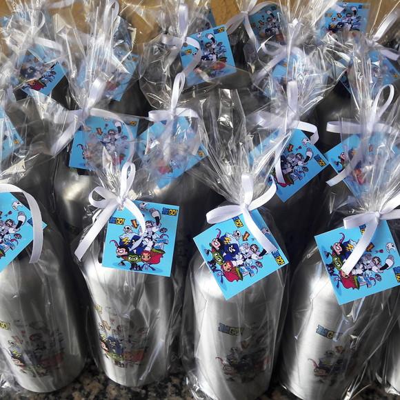 Squeezes em Alumínio 500 ml Personalizadas Jovens Titans