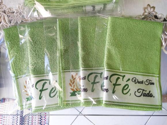 Toalhinha de Mãos Personalizada Várias cores