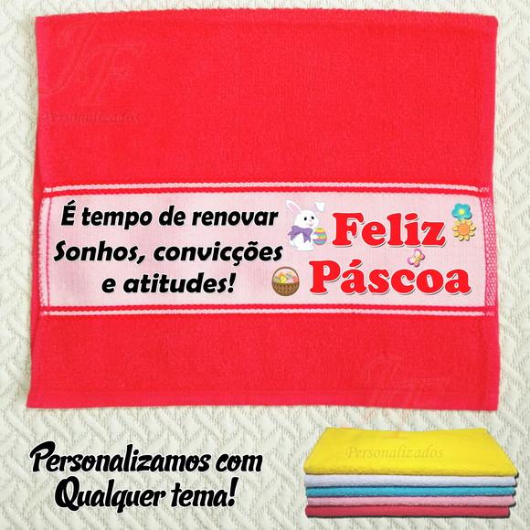 Toalhinha de Mãos Personalizada_Várias cores_Páscoa