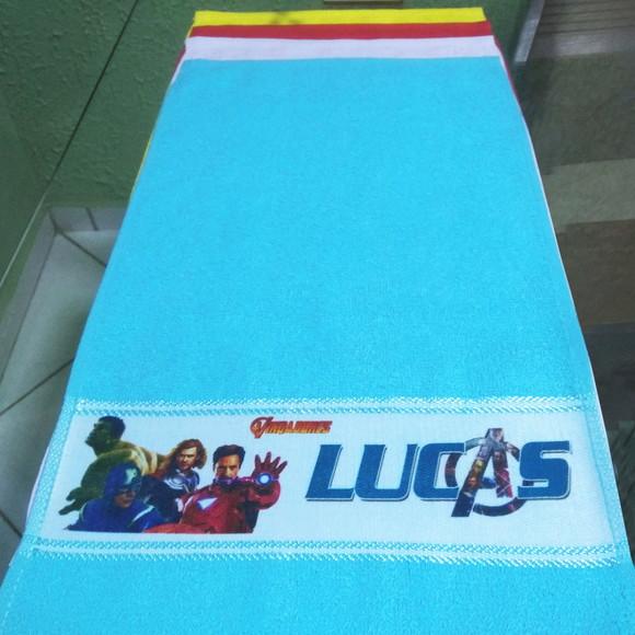 Toalhinha de Mãos Personalizada_Várias cores_Vingadores