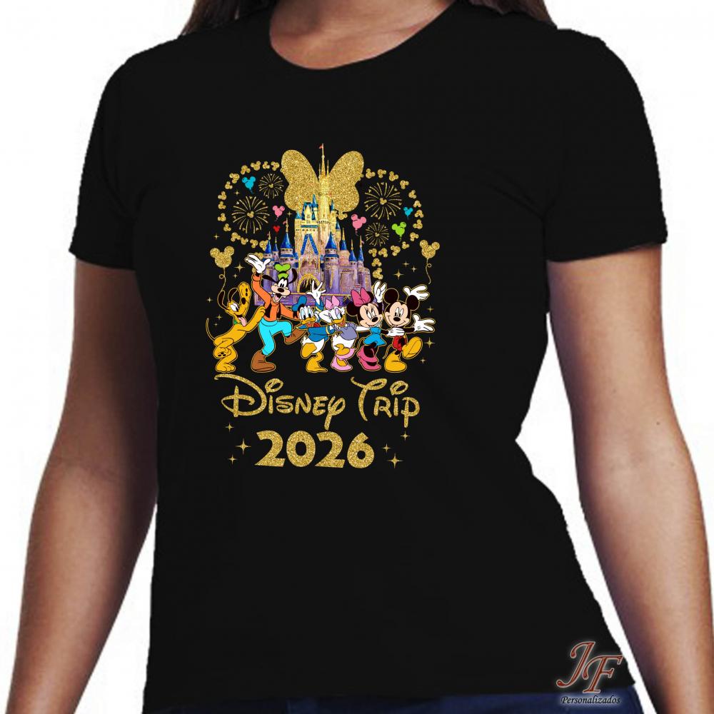 Camiseta Viagem em Família | 11 Unidades | 100% Algodão
