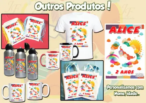 01 Camiseta Adulto Infantil Palavra Cantada Personalizada