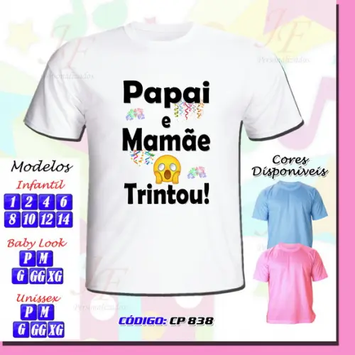 01 Camiseta Adulto Infantil Personalizada Feliz Aniversário