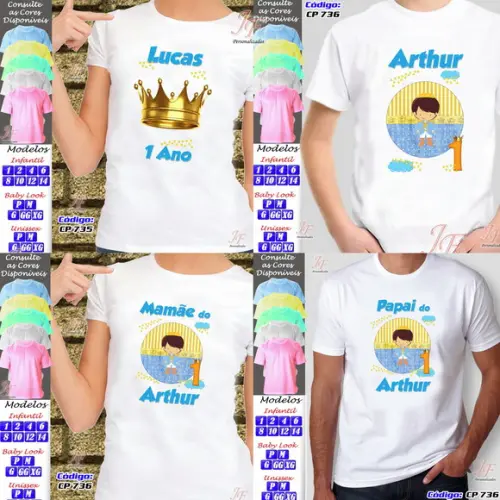 01 Camiseta Adulto Infantil Personalizada Pequeno Príncipe