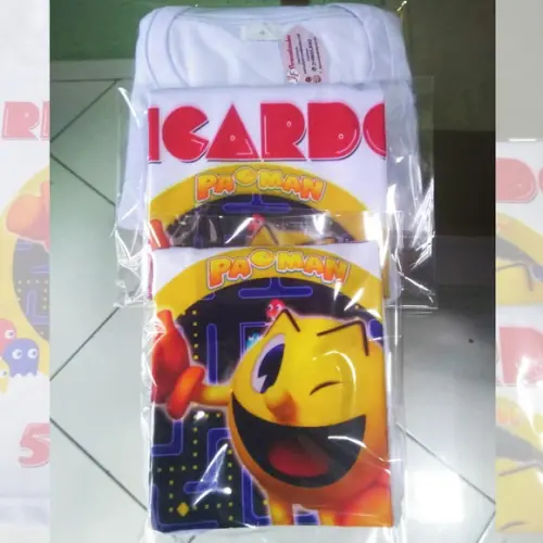 01 Camiseta Adulto ou Infantil Personalizada PacMan