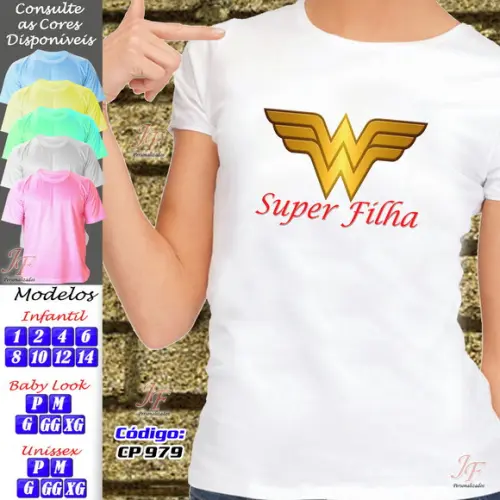 01 Camiseta Personalizada Adulto Infantil Amo meus Filhos