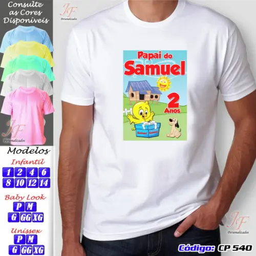 01 Camiseta Personalizada Adulto Infantil Galinha Pintadinha