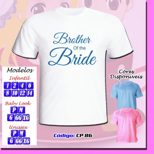 01 Camiseta Personalizada Chá Bar Chá de Barnela Time Bride