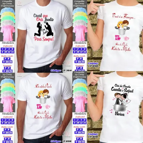 01 Camiseta Personalizada Game Over Chá Bar New Game