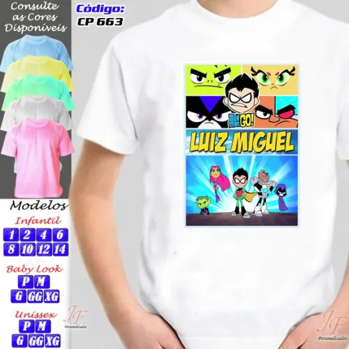 01 Camiseta Personalizada_Qualquer Tema!