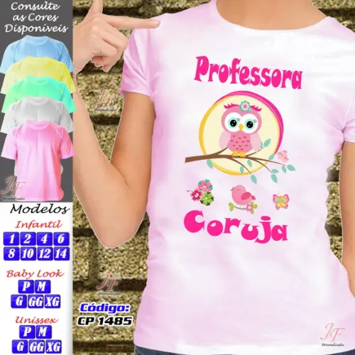 01 Camiseta Professor Personalizada Dia dos Mestres