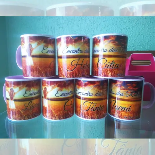 01 Caneca Cerâmica 350 ml Personalizada Evangélica Gospel
