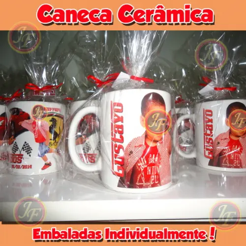 01 Caneca Cerâmica Personalizada Ferrari