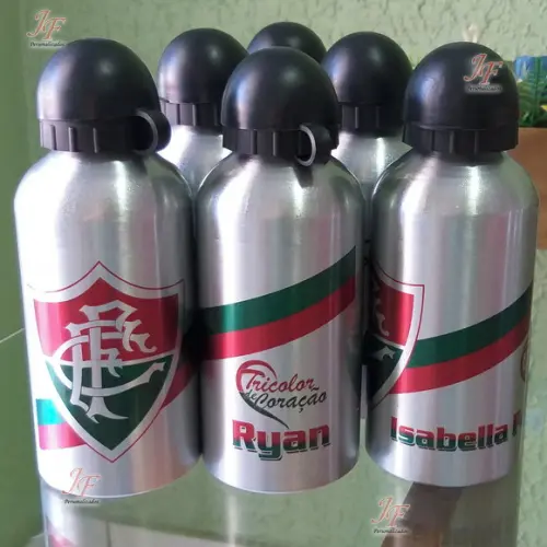 01 Squeeze Garrafinha Alumínio 500 ml Personalizada Times