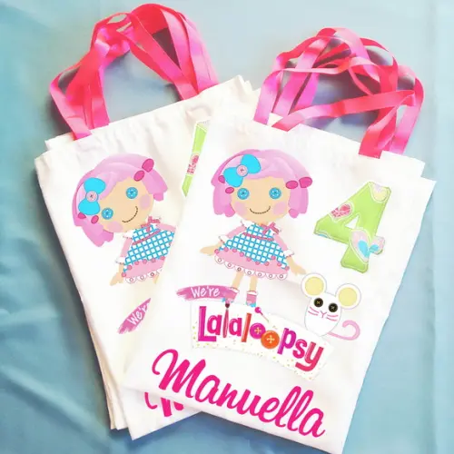 Bolsinha Ecobag Personalizada Lol Lalaloopsy