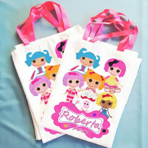 Bolsinha Ecobag Personalizada Lol Lalaloopsy