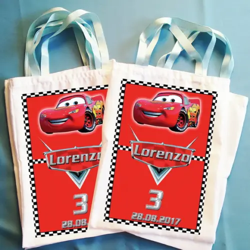 Bolsinha Ecobag Personalizada Macqueen Filme Carros