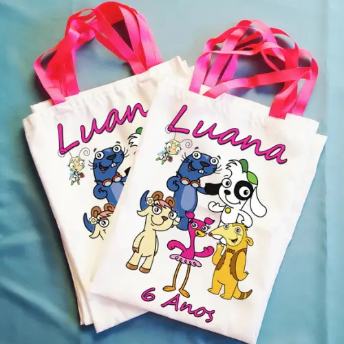 Bolsinha Ecobag Sacolinha Personalizada Doky
