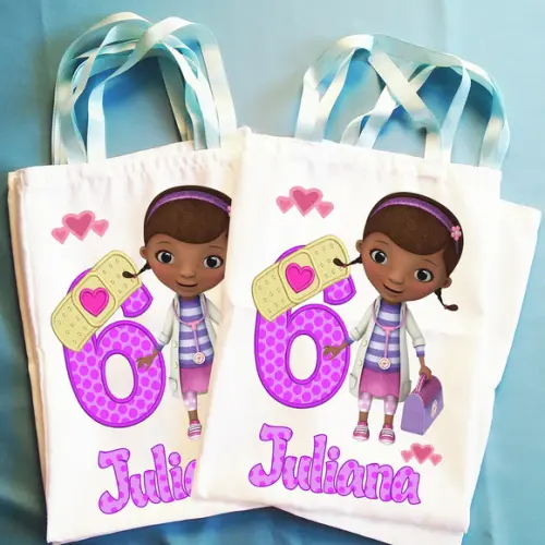 Bolsinha Ecobag Sacolinha Personalizada Doutora Brinquedos